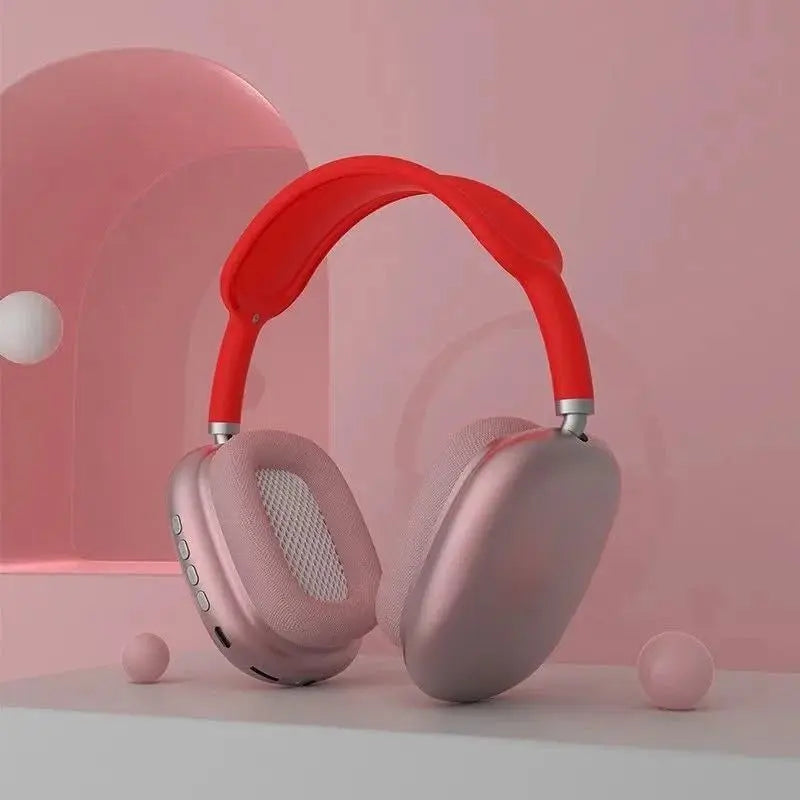 P9 Wireless Bluetooth Headphones With Mic Headsets Stereo Sound Earphones Sports Gaming Headphones Supports TF Headphones SK Ansha Mart