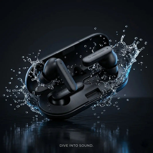 Monster SuperSlim AirLinks Wireless Earbuds – Bluetooth 5.2, Deep Bass, Slim Design & Long Battery Earbuds Pakistan SK Ansha Mart