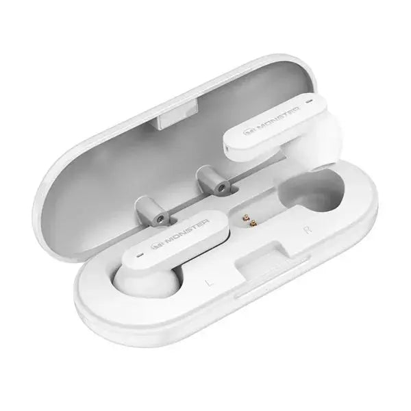 Monster SuperSlim AirLinks Wireless Earbuds – Bluetooth 5.2, Deep Bass, Slim Design & Long Battery Earbuds Pakistan SK Ansha Mart